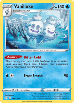 Vanilluxe 47/189 — Darkness Ablaze
