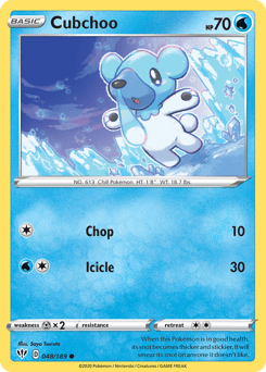 Cubchoo 48/189 — Darkness Ablaze