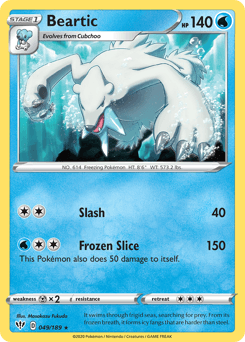 Beartic 49/189 — Darkness Ablaze