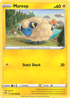 Mareep 55/189 — Darkness Ablaze