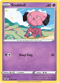 Snubbull 70/189 — Darkness Ablaze