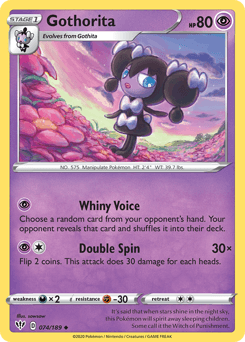 Gothorita 74/189 — Darkness Ablaze
