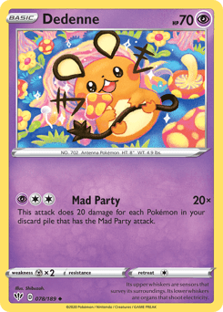 Dedenne 78/189 — Darkness Ablaze