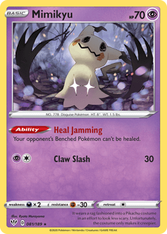 Mimikyu 81/189 — Darkness Ablaze