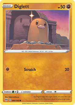 Diglett 84/189 — Darkness Ablaze