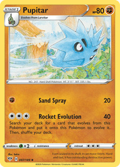 Pupitar 87/189 — Darkness Ablaze