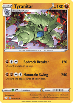 Tyranitar 88/189 — Darkness Ablaze