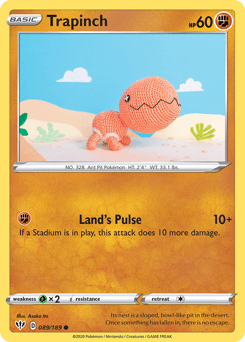 Trapinch 89/189 — Darkness Ablaze