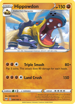Hippowdon 94/189 — Darkness Ablaze