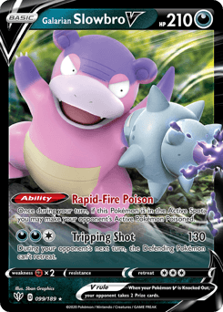 Galarian Slowbro V 99/189 — Darkness Ablaze
