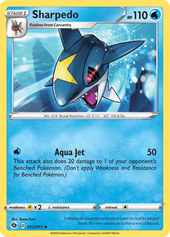 Sharpedo 12/73 — Champion's Path