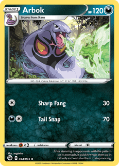 Arbok 34/73 — Champion's Path