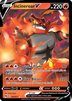 Incineroar V 8/73 — Champion's Path