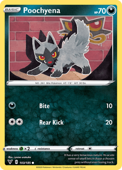Poochyena 103/185 — Vivid Voltage