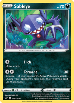 Sableye 105/185 — Vivid Voltage