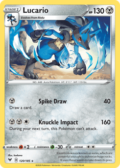 Lucario 120/185 — Vivid Voltage