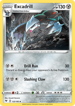 Excadrill 122/185 — Vivid Voltage