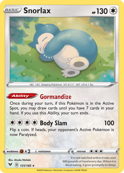 Snorlax 131/185 — Vivid Voltage