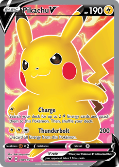 Pikachu V 170/185 — Vivid Voltage
