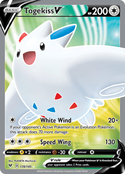 Togekiss V 178/185 — Vivid Voltage