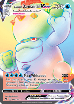Galarian Darmanitan VMAX 187/185 — Vivid Voltage