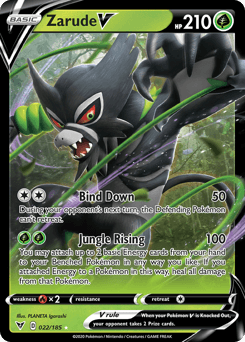 Zarude V 22/185 — Vivid Voltage