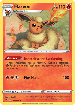 Flareon 26/185 — Vivid Voltage