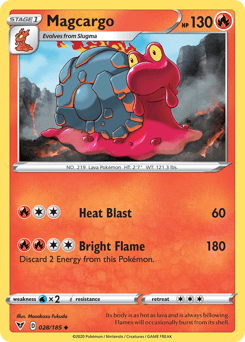 Magcargo 28/185 — Vivid Voltage