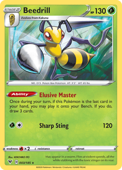 Beedrill 3/185 — Vivid Voltage