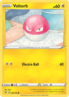 Voltorb 45/185 — Vivid Voltage