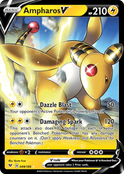 Ampharos V 49/185 — Vivid Voltage