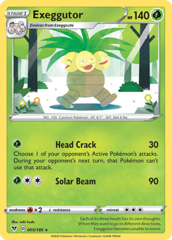 Exeggutor 5/185 — Vivid Voltage