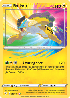 Raikou 50/185 — Vivid Voltage