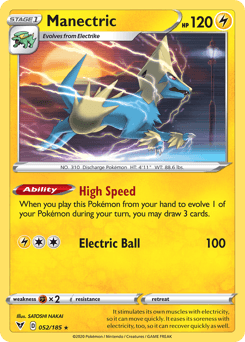 Manectric 52/185 — Vivid Voltage