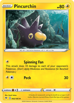 Pincurchin 62/185 — Vivid Voltage