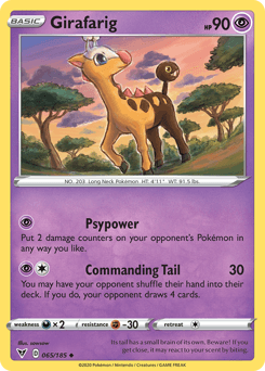 Girafarig 65/185 — Vivid Voltage