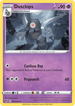 Dusclops 70/185 — Vivid Voltage