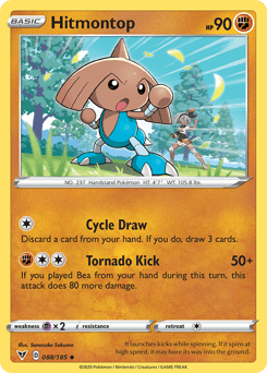 Hitmontop 88/185 — Vivid Voltage