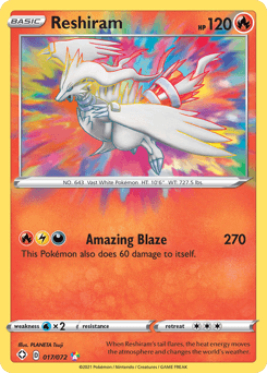 Reshiram 17/72 — Shining Fates