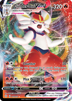 Cinderace VMAX 19/72 — Shining Fates