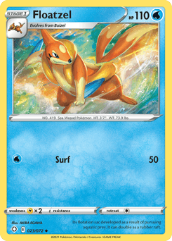 Floatzel 23/72 — Shining Fates