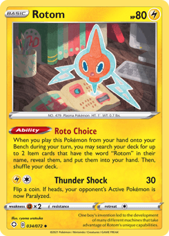 Rotom 34/72 — Shining Fates
