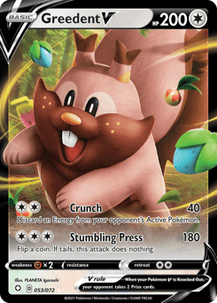 Greedent V 53/72 — Shining Fates