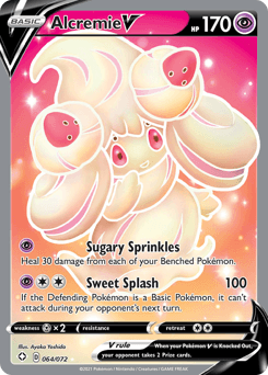 Alcremie V 64/72 — Shining Fates