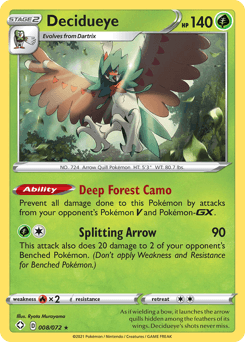 Decidueye 8/72 — Shining Fates