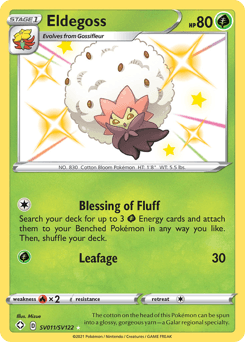 Eldegoss SV011/122 — Shining Fates Shiny Vault