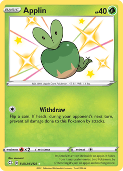 Applin SV012/122 — Shining Fates Shiny Vault