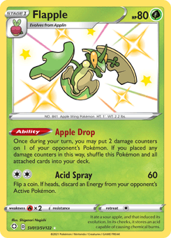 Flapple SV013/122 — Shining Fates Shiny Vault