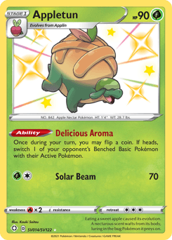 Appletun SV014/122 — Shining Fates Shiny Vault