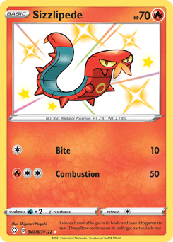 Sizzlipede SV018/122 — Shining Fates Shiny Vault